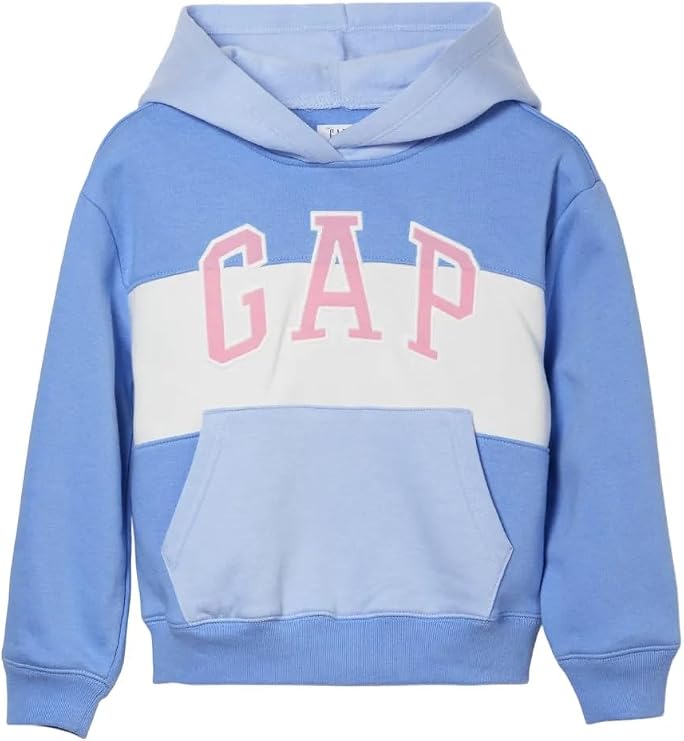 GAP Girls' Logo Pullover Hoodie