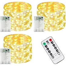 3-Pack 78FT 240 LED Fairy Lights Battery Operated with Timer & Remote, Waterproof Twinkle Lights Indoor Outdoor 8 Modes for Bedroom Centerpiece Wedding DIY Party Christmas Classroom Dorm Decoration