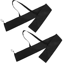 2pcs Portable Baseball Bat Storage Bag Lightweight Oxford Cloth Travel Carrier with Dual Carry Shoulder Strap for Softball and Baseball Equipment