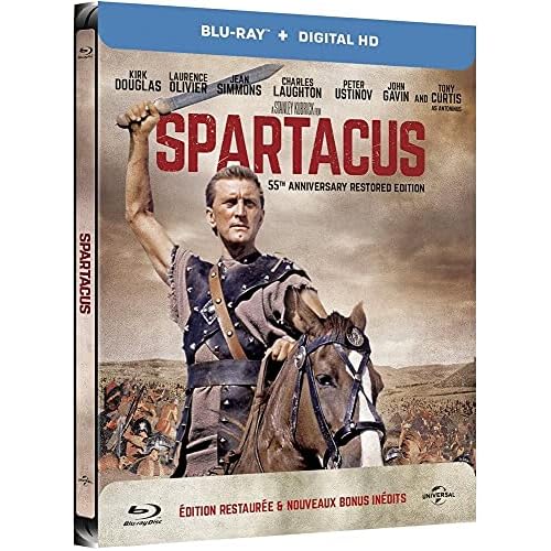 Spartacus [Edition 55eme anniversaire - Blu-ray + Copie digitale - Boitier SteelBook]