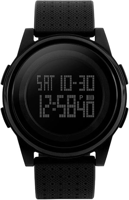 MASTOP Sport Watch LED Electronic Digital Watch Ultra Thin Waterproof Outdoor Chronograph Watches for Women Men