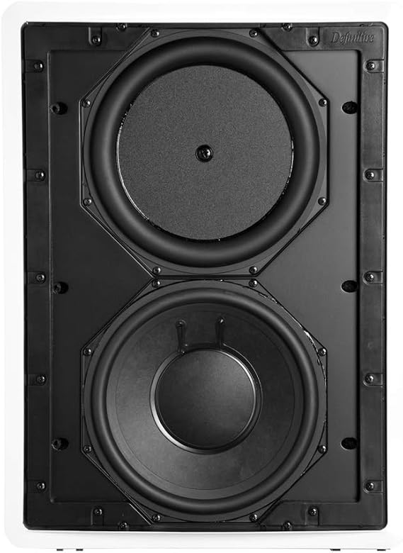 Definitive Technology Wall Embedded Sub 10/Single, White