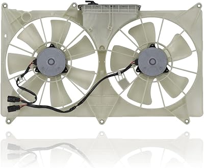 Dual Radiator and Condenser Fan Assembly - Pacific Best Inc. CompatibleReplacement for LX3115101 98-03 Lexus GS300 6Cy, 98-00 GS400, 98-05 GS430 8Cy