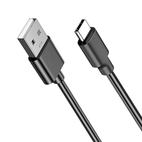 USB-C Charger Charging Cable Cord Fit for TOZO HT2 T10 NC9 NC7 NC2 G1 A1 A2 T9 T9s T12 Pro NC9 Pro W1 W3 W8 PB2 Golden X1 Earbuds & More Type-C Earbuds/Headphones Charger Cord, Black