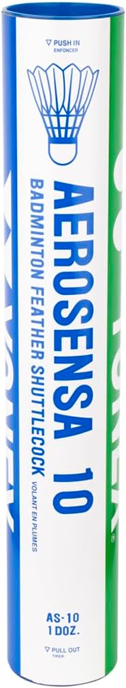 YONEX AS-10 Shuttlecocks (1 Tube (12 shuttles))