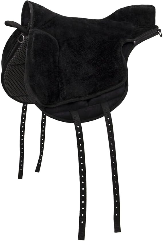 QHP - Bareback Pad Super Soft Riding Pad Black Soft