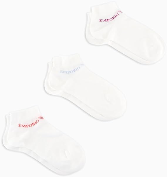 Emporio Armani Women's 3 Pack Ankle Socks
