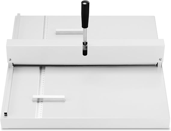 Manual Creasing Machine 18 inch 460mm Creasing Machine high Gloss Cover Heavy Duty Creasing Machine with 2 Magnetic Blocks for A4 Paper Cards(Manual)