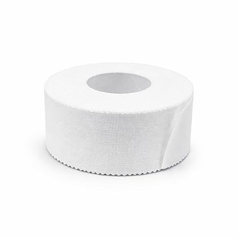 JorVet 1" Standard White Porous Tape | Perfect for Veterinary & Wound Care | 12 rolls per Box | White