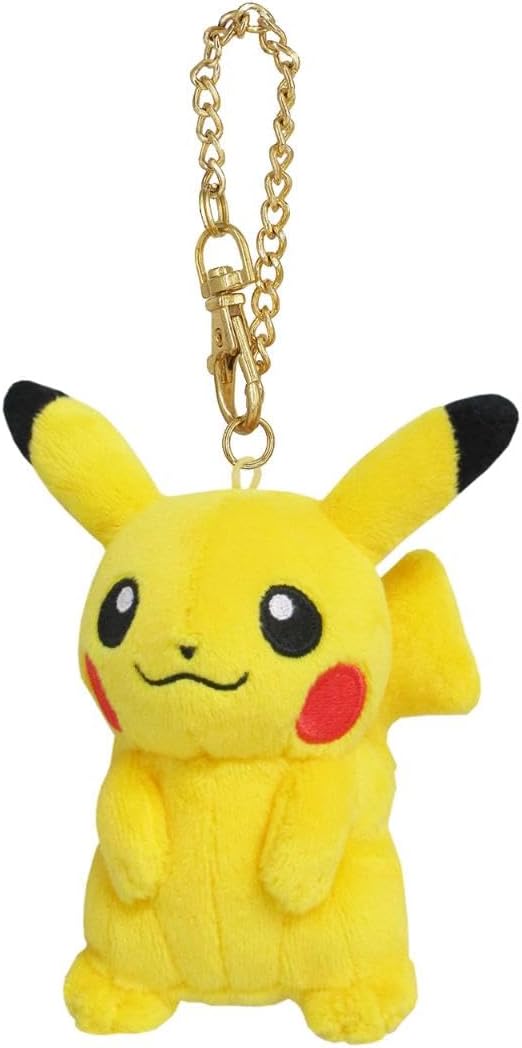 Pokemon Plush Keychain Charm - 4" Pikachu