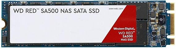 Western Digital 500GB WD Red SA500 NAS 3D NAND Internal SSD - SATA III 6 Gb/s, M.2 2280, Up to 560 MB/s - WDS500G1R0B