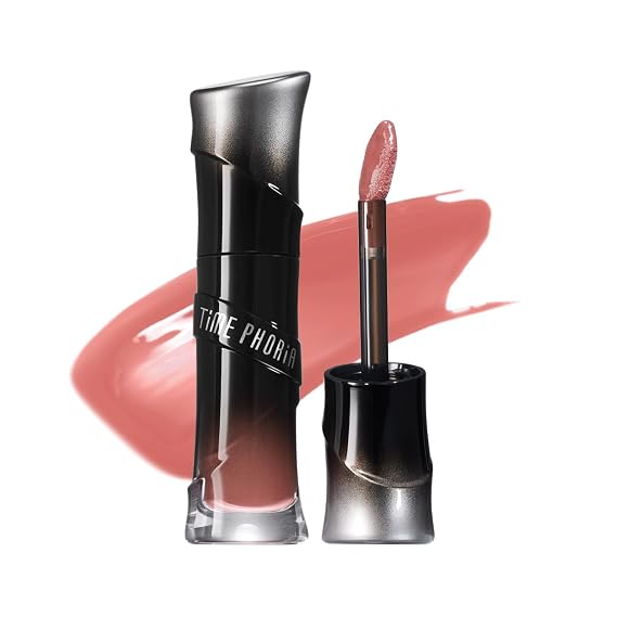 Lunara Frost 3D Lip Gloss, 001 Mirelle (Nude Pink), High-Shine Glossy Finish, Juicy Pigment Lip Gloss with 3D Plumping Effect, 24H Hydration with Hyaluronic Acid, Non-Sticky Cushiony Gel