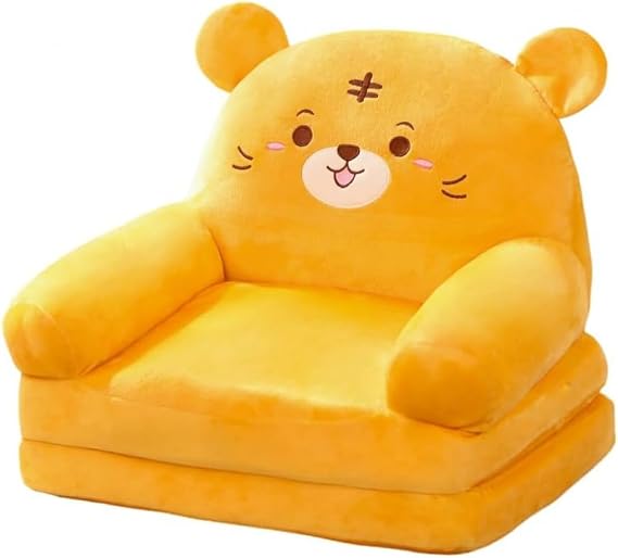 Kids Sofa Bed Folding Single Seat Fluffy Baby Sofa Cute Kids Sofa