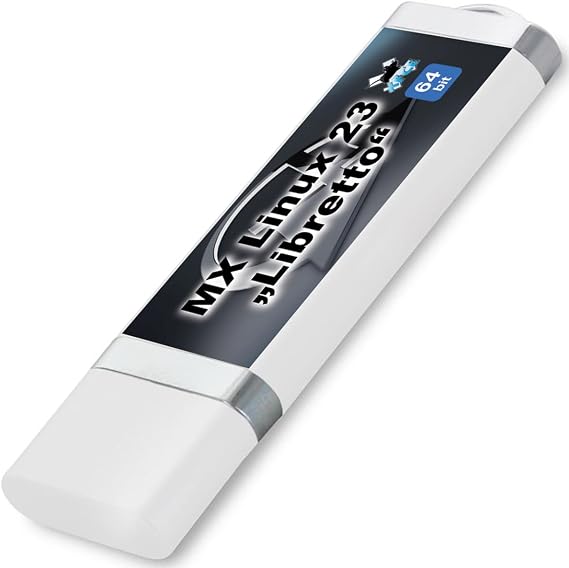 USB-Stick mit MX Linux 23 Libretto 64-Bit Betriebssystem