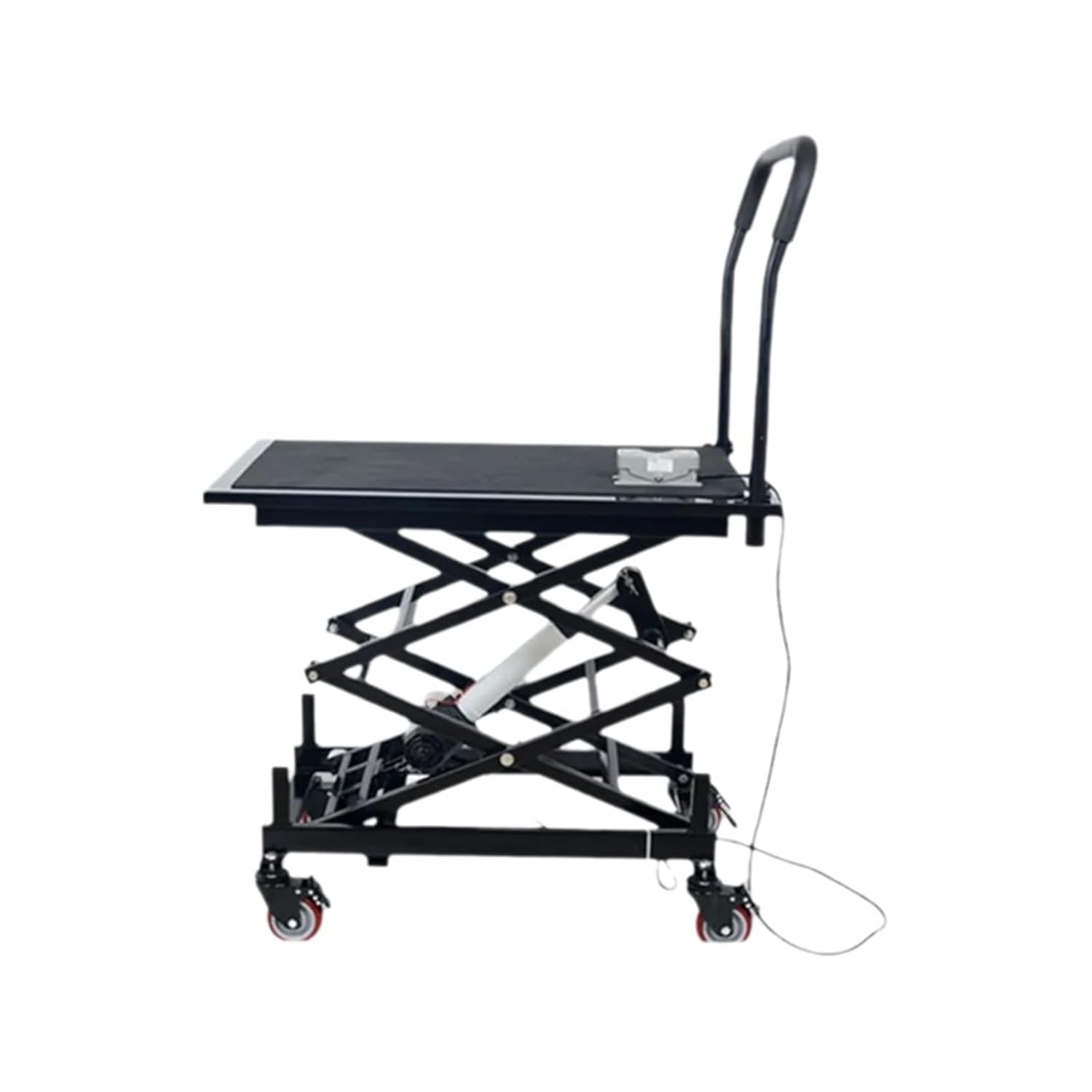 Electric Hoists Winch Lifting Scaffold Electric Lifting Stool Mobile Lifting Platform Folding Stool Household Ladder Car Lift90x55 1.2m