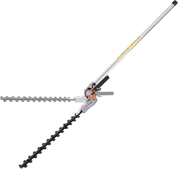 Hedge Trimmer Attachment Hedge Trimmer Knife Universal 43 cm Shear Blade Hedge Trimmer Head with 75 cm Aluminium Extension Rod Hedge Trimmer