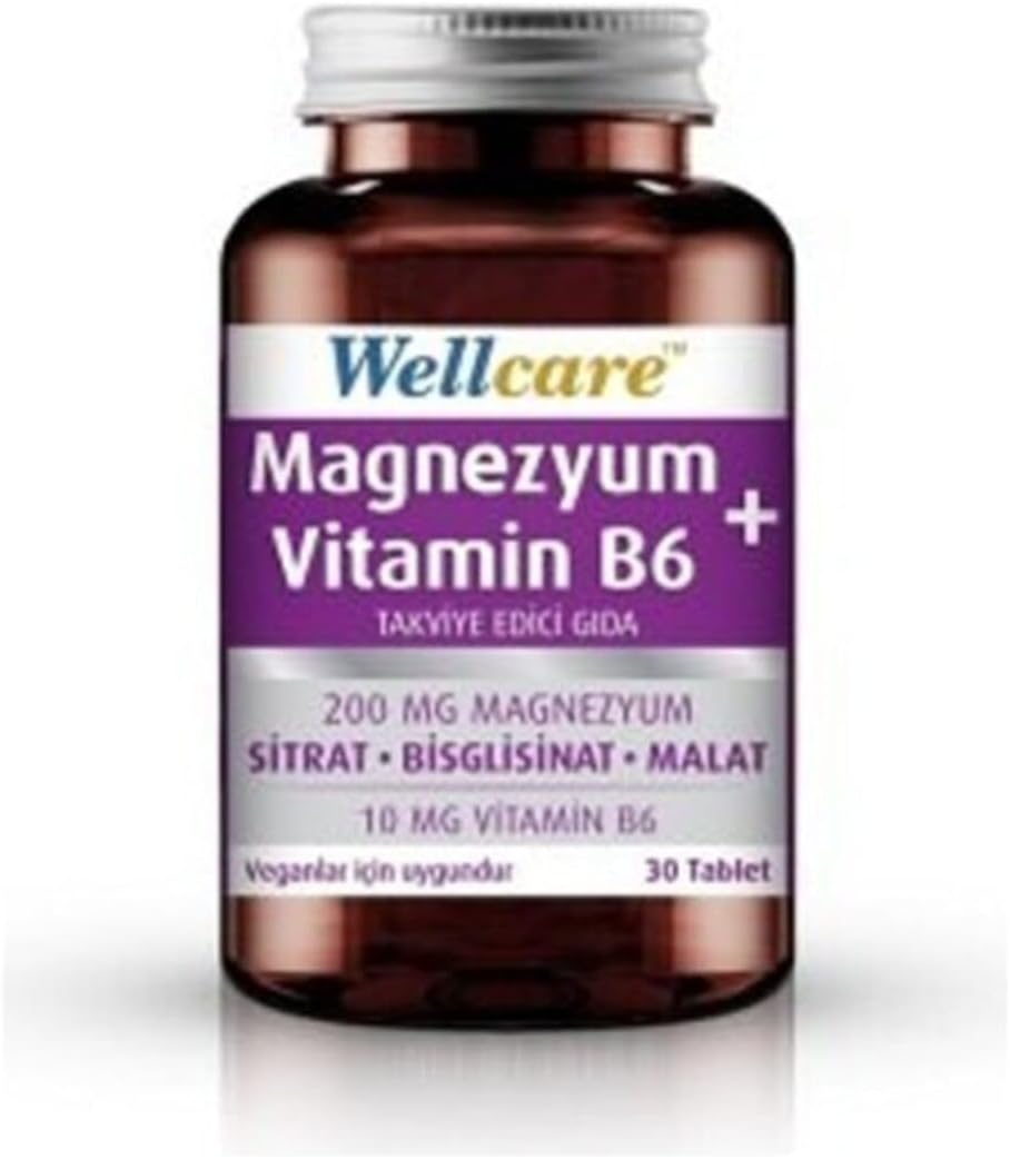 Wellcare Magnesium B6 Vt 20010Mg 30 Tb