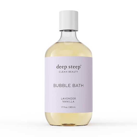 Deep Steep Classic Bubble Bath Lavender Vanilla 17 Ounce