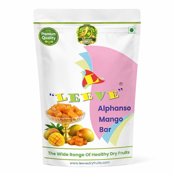 Leeve Dry Fruits Alphonso Mango Bar -Aam Papar-