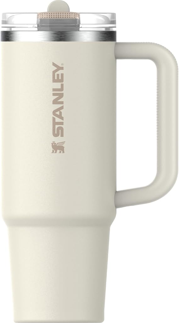 STANLEY Quencher ProTour Tumbler with Flip Straw with Leakproof Lid, 30 Oz, Integrated Straw and Handle, Compatible with Travel Cup Holder, Steel Insulated Mug