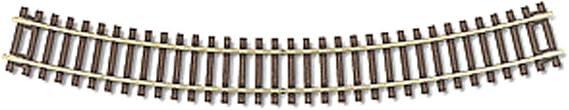 Code 83 Nickel Silver 18" Radius Snap Track (6/Bx) HO Scale Atlas Trains
