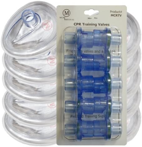 MCR Medical Pack of 1 INFANT Training CPR Rescue Masks, Valves
