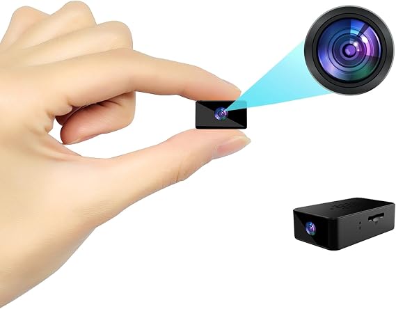 Mini Camera - Small Camera, 1080P Rechargeable Tiny Cameras, No WiFi Mini Cameras with Loop Videotaping, Portable Cam, Indoor Cam for Warehouse, Lecture, NO WiFi NO APP NO Bluetooth
