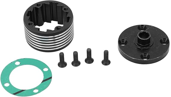 Metal Front Middle Rear Universal Differential Case 8655, Differential Case for ZD Racing DBX - 07 EX - 07 1/7 RC Car, Steel Material Durable Differential Gearbox with Aluminium Al