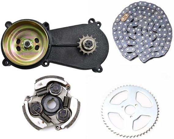 T8F 14T Tooth T8F Chain Clutch Drum Gear Box T8F 14 Tooth Sprocket Transmission Gearbox & 54T Rear Sprocket For 43cc 47cc 49cc 2 Stroke Mini Moto Dirt Bike Mini Quad ATV Pocket Rocket