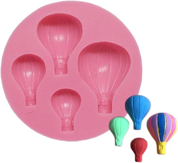 Dört Boy Uçan Balon Silikon Kalıp 4 lü