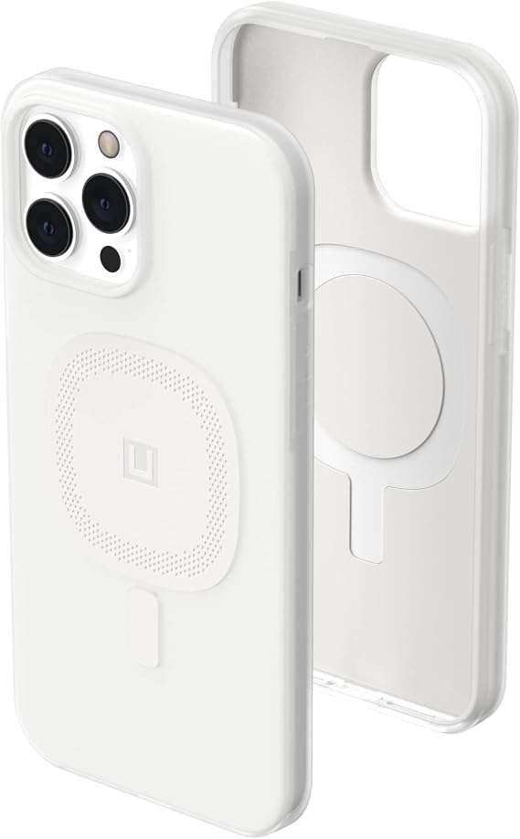 URBAN ARMOR GEAR [U] by UAG Designed for iPhone 13 Pro Max Case White Marshmallow Lucent 2.0 Slim Lightweight Transparent Impact Resistant Protective Cover 6.7 inch Screen