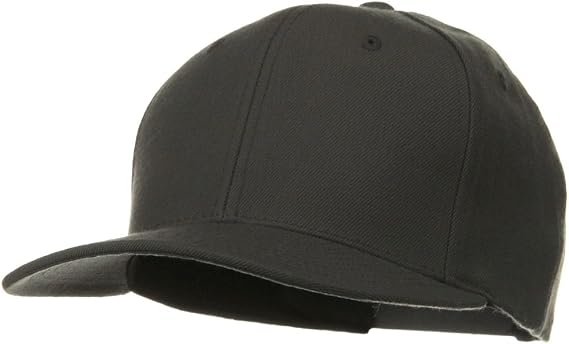 Yupoong Wool Blend Prostyle Snapback Cap - Dark Grey