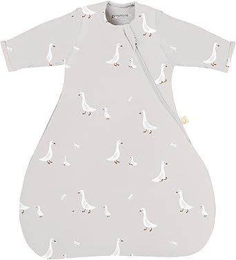 GUNAMUNA Long-Sleeve Transitional Sleep Sack 2.5 TOG Soothes Infants 3-6 Months, Easy Diaper Changes with WONDERZiP