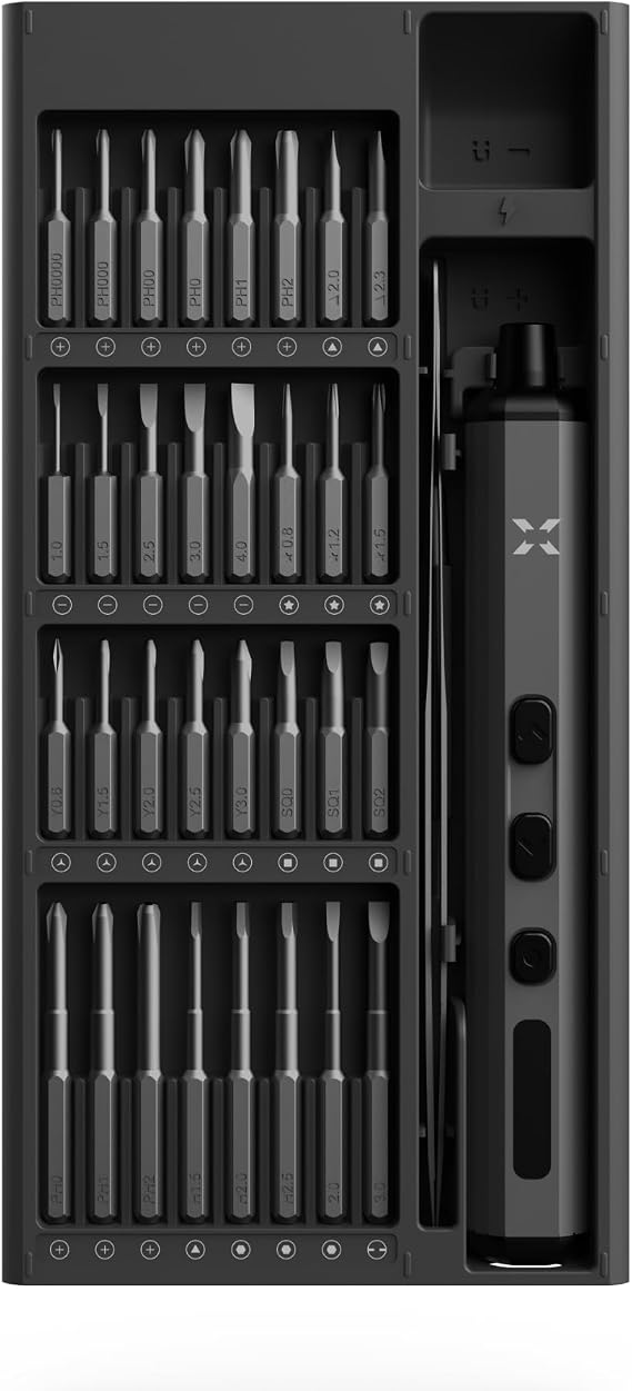 Xenon Smart Hassas Şarjlı Otomatik Tornavida Vidalama Seti 5 Nm Tork Screwdriver 68 Parça X6832