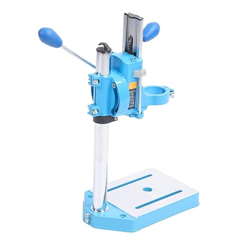 Electric Drill Stand, Floor Drill Press Table for Drill Workbench Repair Tool Clamp for Drilling Collet, Rotatable Mini Drill Press Stand