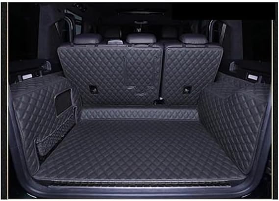 car boot protector floor mat For Mercedes For Benz G63 2019-2021 AMG W464 2022 Waterproof Luggage Floor Carpet Tray Boot Liner Car Mat Rear Trunk(1 SET Black)