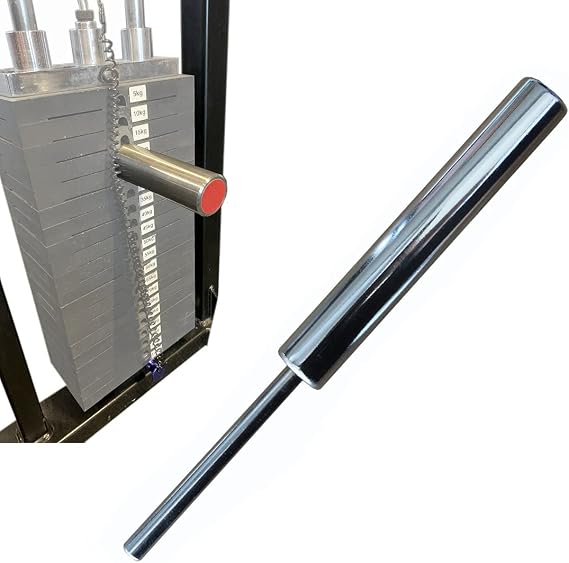 DMY Gym Weight Stack Replacement Pin (100X10mm)& Add 1-Inch Hole Olympic Weight Plates On The Basis of The Original Weight Stacks&The Original Way to Add Weight to Gym Equipment