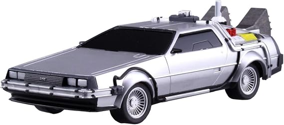 Aoshima Back to The Future Part II: Time Machine 1:43 Scale Pullback Model Kit