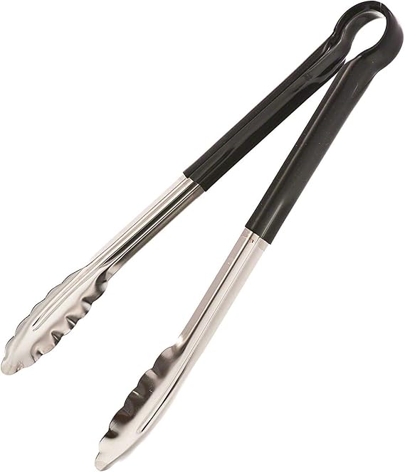 Browne 12" Black Utility Tongs