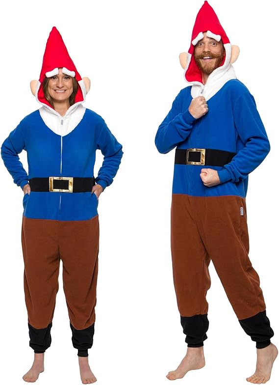 Funziez! Gnome One Piece - Plush Adult Fantasy Costume Jumpsuit