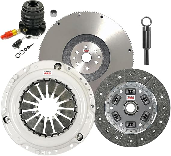 CMPRO OEM Clutch Kit & Flywheel & Slave fits 94-08 Ranger B3000 3.0L | OEM Replacement fits Sport XL XLT DS STX Edge Tremor SE Stripped SX Troy Lee Splash | Daily Driving