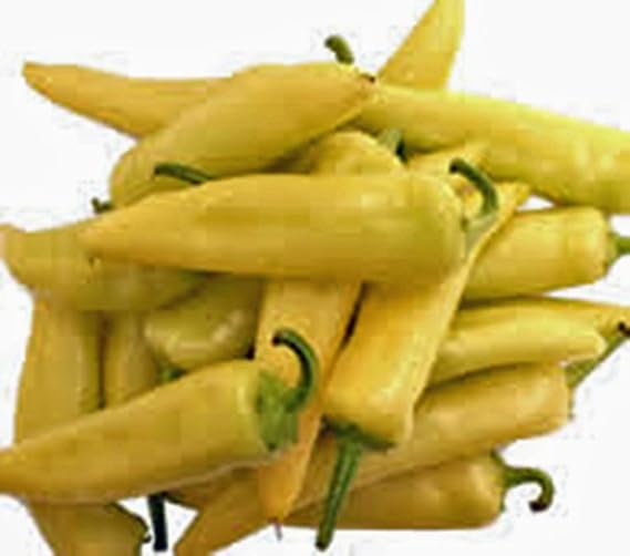 Pepper, Hungarian Yellow Wax, Heirloom, 100 Seeds, Very Sweet N Tasty
