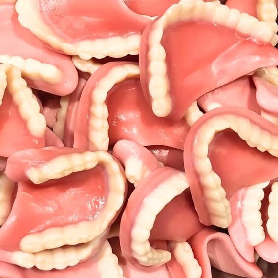 Dentures Gummy Sweets 200g Bag, Pouch Sweets