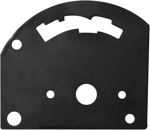 B&M 80710 3-Speed Reverse Pattern Gate Plate for Pro Stick Automatic Shifter , Black