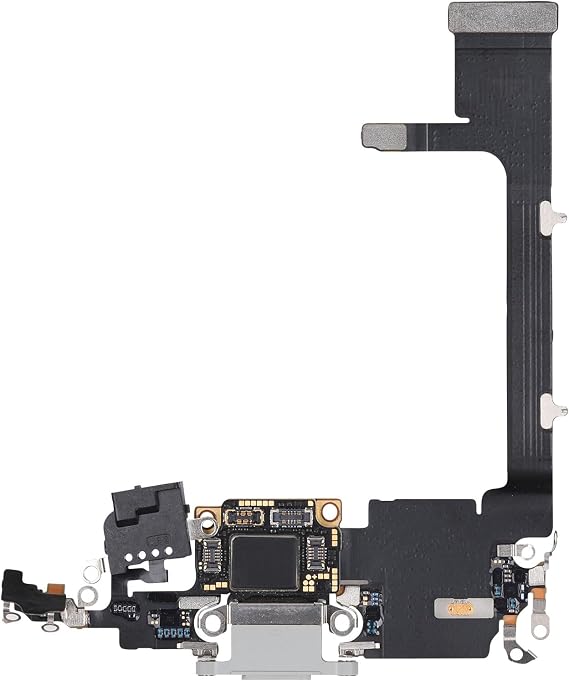 Dock Connector Charging Port Replacement for iPhone 11 Pro | Headphone Jack Flex Cable Fix USB Charge Microphone Cellular Antenna Assembly Repair for 11Pro A2160 A2217 A2215