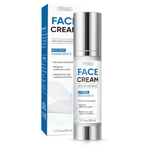 6-In-1 Mens Face Cream Anti-Aging Mens Anti Aging Face Cream & Wrinkle Moisturizer For Men with Hyaluronic Acid Niacinamide Para Hombre for Firming Dark Spot Correction Men Skin Care 1 Pack 1.7 Fl Oz