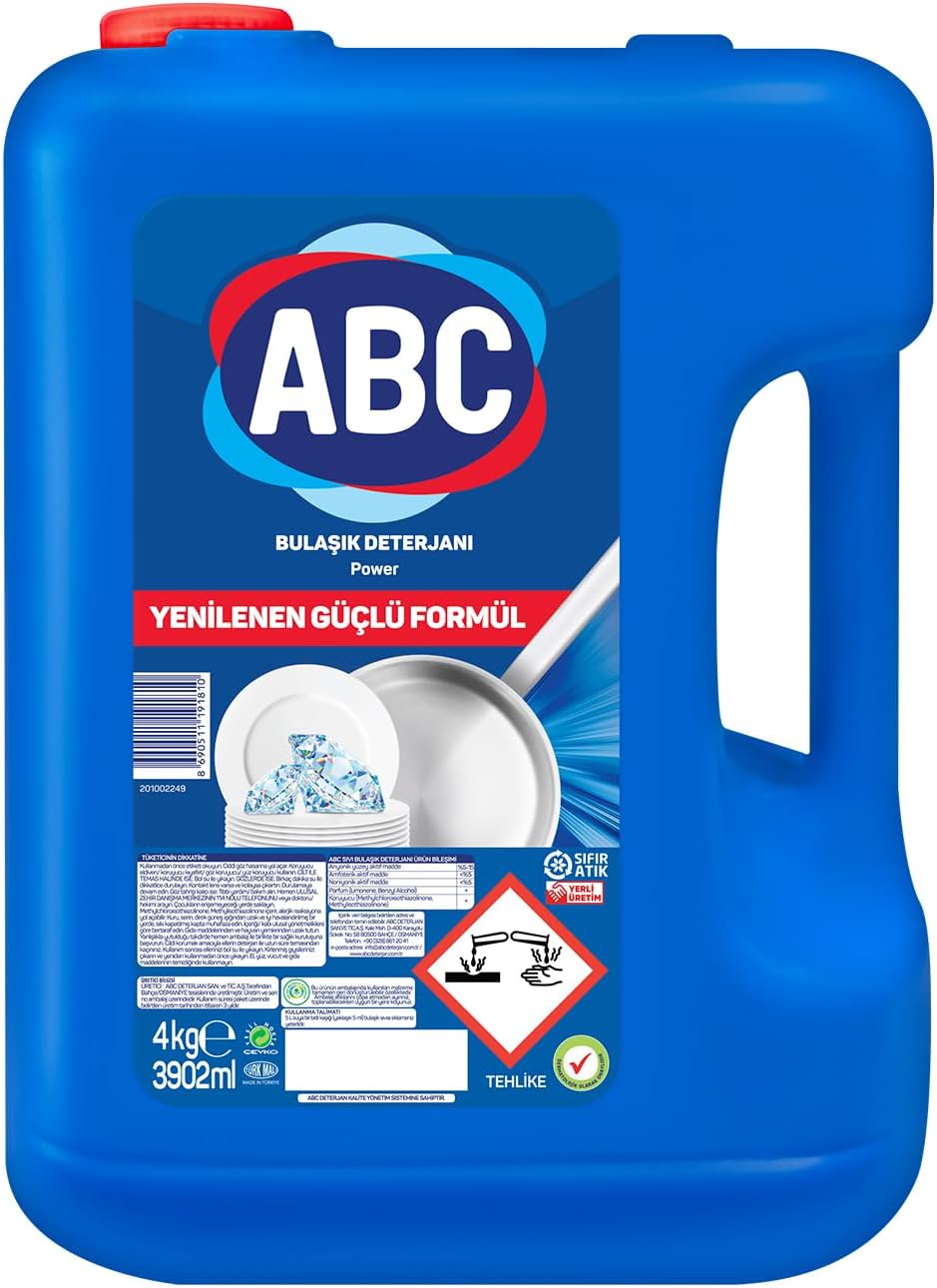 ABC DETERGENT Dish Detergent Power 4 Kg