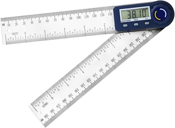 Woodworking Protractor, Digital Protractor Angle Ruler Electron Goniometer Protractor Inclinometer Angle Meter Measuring Tools High-precision Layout Measurement Tool