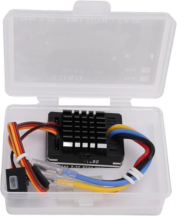 Brushedelectronicspeedcontroller, 80abrushedesc Brushedmotoresc Compatible with 540 550 750 Motor Cars Boats Tanks 6.5v5a Bec Output