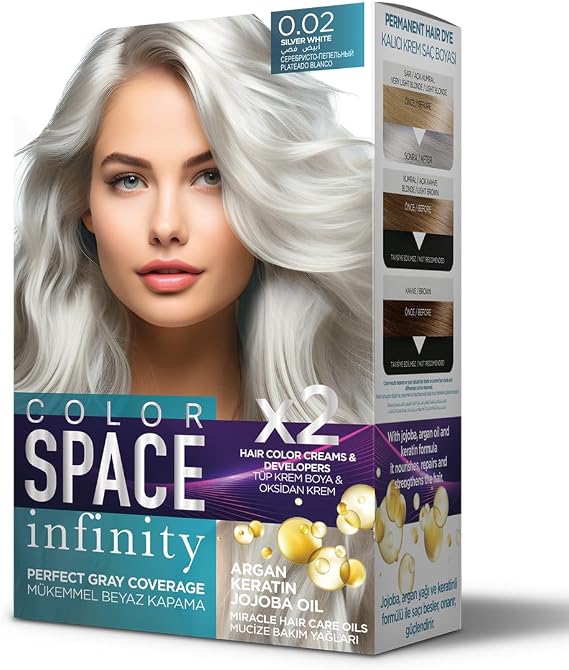 Color Space Infınıty Set Saç Boyası Silver White